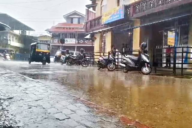 heavy rainfall